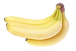 Mittelreife Bananen