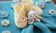 baby shoes cake