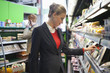 Couple shopping in a supermarket