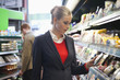 Couple shopping in a supermarket