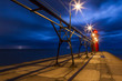 Lighthouse with lightning