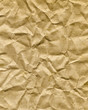 Crumpled old brown paper bag texture.
