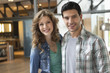 Portrait of a couple smiling