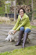 Woman with her dog