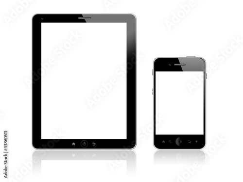 Illustration: Smartphone und Tablet PC Smartphone und Tablet PC