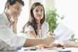 Business executives having a meeting in an office
