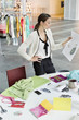 Female fashion designer working in an office