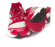 sport running shoes isolated on white background