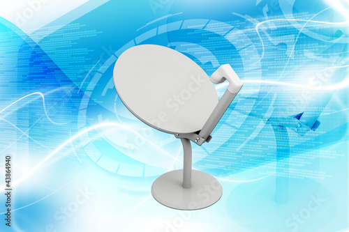 Illustration: satelite dish satelite dish