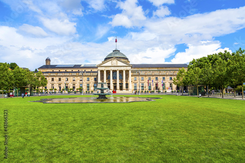 Photo: famous casino in Wiesbaden famous casino in Wiesbaden