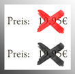 Preise wegstreichen