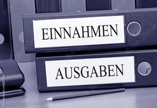Photo: Einnahmen - Ausgaben Einnahmen - Ausgaben