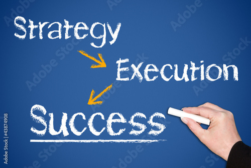 Illustration: Success - Business Concept Success - Business Concept
