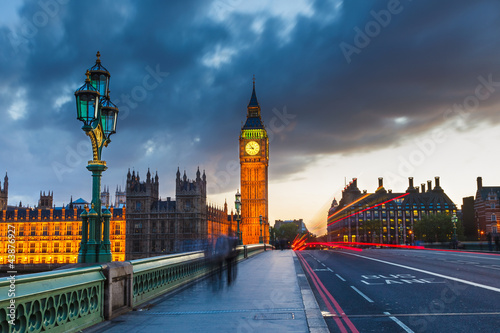 Photo: Big Ben at night, London Big Ben at night, London
