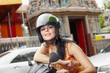 Girl on bike