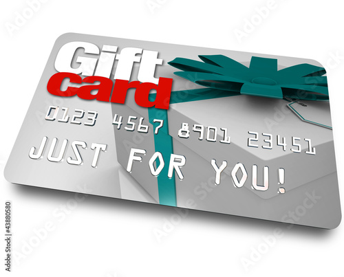 Illustration: Gift Card Shopping Merchandise Plastic Credit Charge Gift Card Shopping Merchandise Plastic Credit Charge
