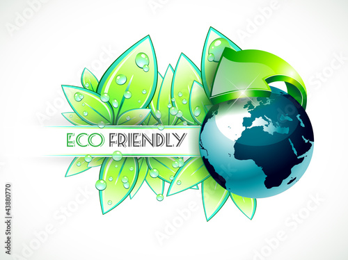 Vector: Ecology green background for eco friendly covers Ecology green background for eco friendly covers
