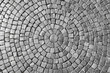 Texture of cobblestone in old town.