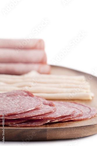 Photo: meat and ham rolls meat and ham rolls