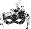 Masks for a masquerade. Vector party mask.