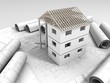 Illustration: 3D plan drawing 3D plan drawing