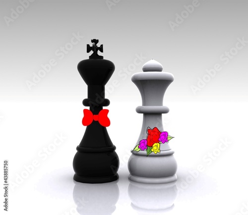 Illustration: King and Queen - Wedding King and Queen - Wedding
