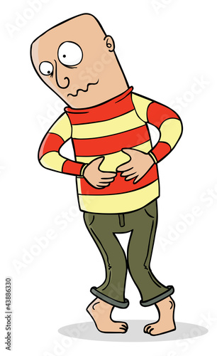 Vector: Stomachache Stomachache