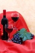 Uva nera con vino rosso