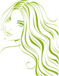Vector: Girl beauty Girl beauty