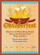 Oktoberfest poster template - editable - text can be replaced