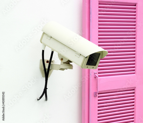 Photo: CCTV with window CCTV with window