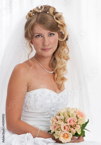 Photo: Bride portrait. Wedding dress Bride portrait. Wedding dress