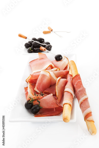 Photo: Delicious ham background. Delicious ham background.