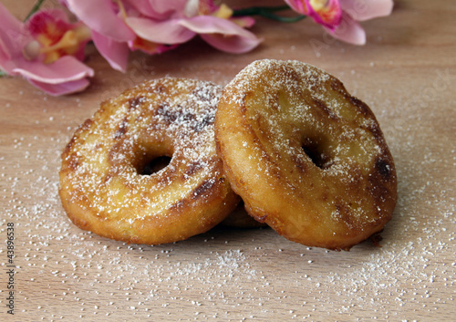 Photo: Apfelringe gebacken Apfelringe gebacken