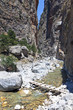 Samaria gorge at Crete island in Greece