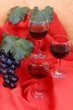 Calici  e uva nera
