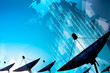 Satellite dish transmission data