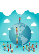 Social networks people growth in The Americas
