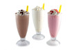 iced blended chocolate, banana and strawberry