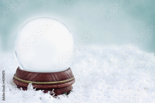 Photo: Blank Snow Globe Blank Snow Globe