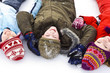On the snow