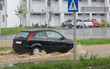 Überschwemmte Straße