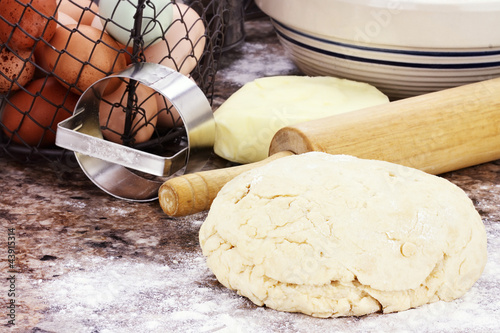 Photo: Bread Dough and Ingredients Bread Dough and Ingredients