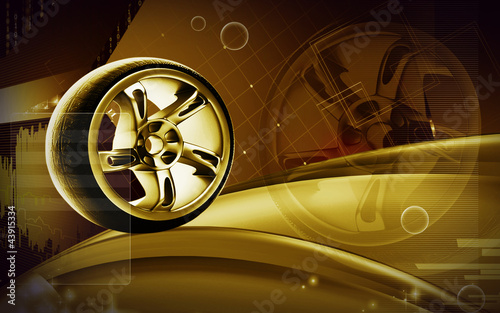 Illustration: Alloy wheel Alloy wheel