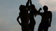 Dancing silhouettes