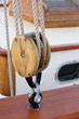 classic yacht block and tackle