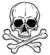 Vector: Skull and Crossbones Skull and Crossbones