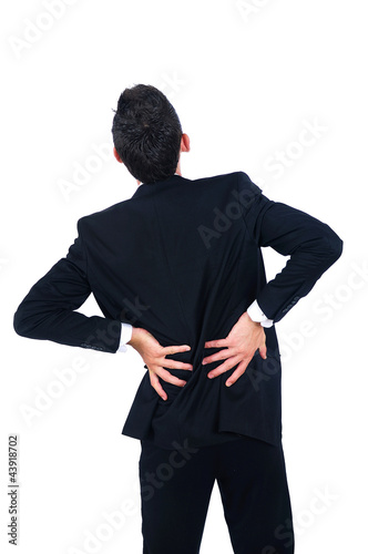 Photo: Isolated business man Isolated business man