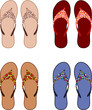Beach slippers