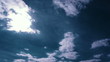 sun rays and clouds time lapse